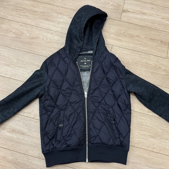 Quilted Jacket/Hoodie by Jetlag - Picture 1 of 5